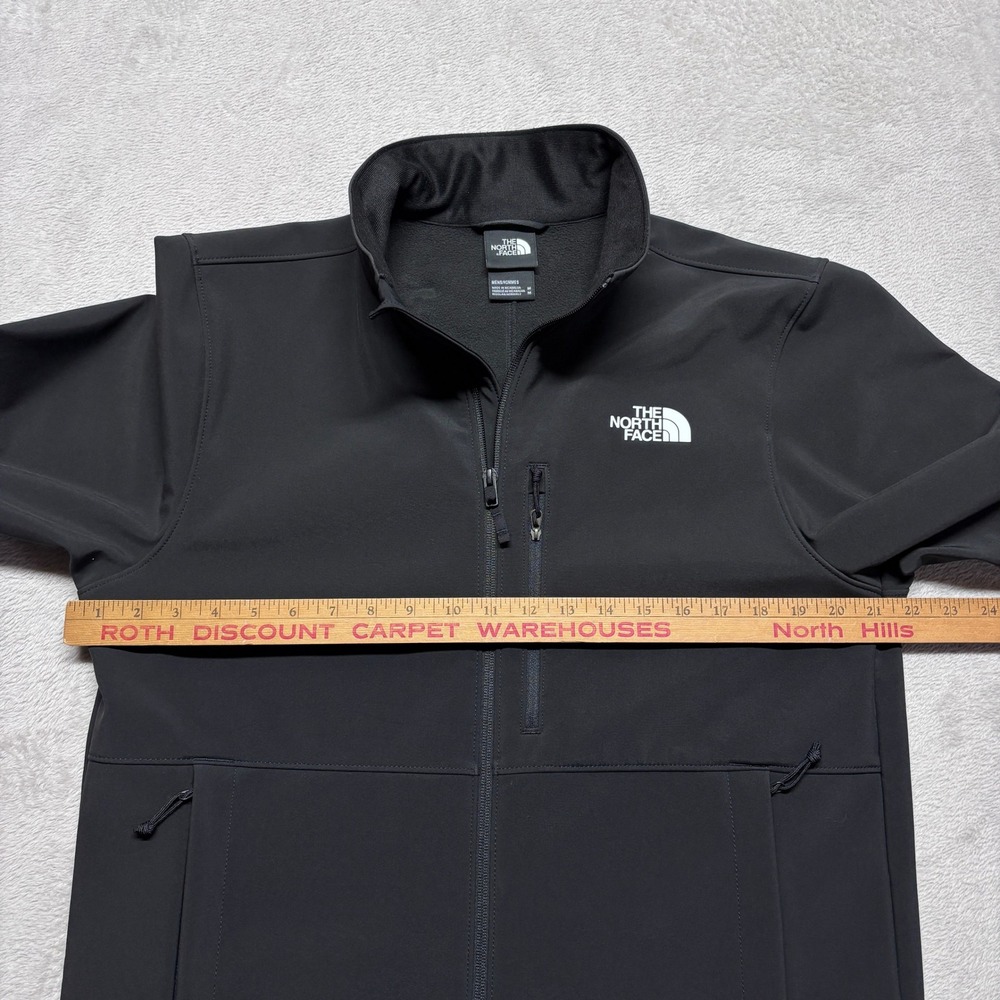 The North Face Jacket Mens M WindWall NF0A4R2A Black Softshell EUC - Picture 8 of 9